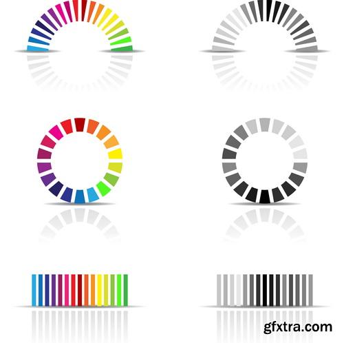 Amazing SS - Color palette icon, 25xEPS