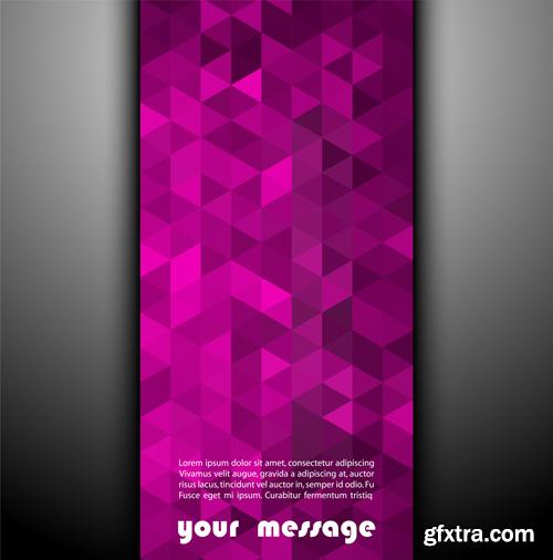 Collection of vector abstract backgrounds vol.22