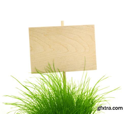 Amazing SS - Grass on wood floor background 3, 25xJPGs