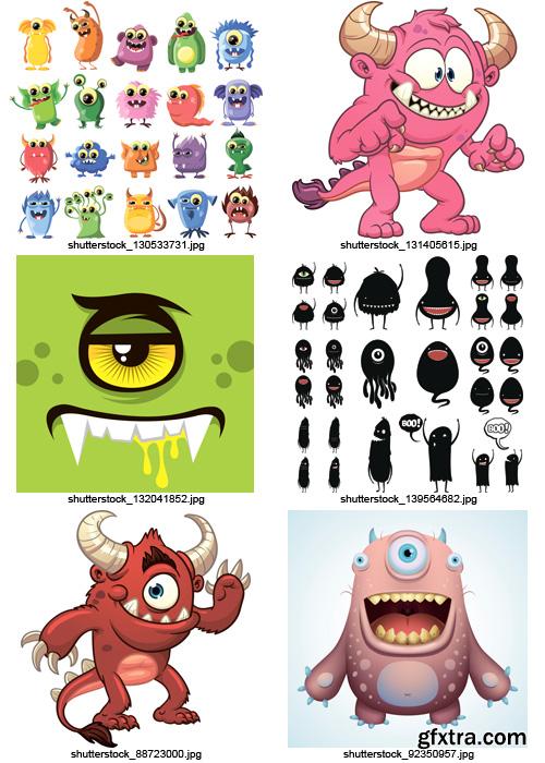 Amazing SS - Cartoon Monsters, 25xEPS Amazing SS - Cartoon Monsters, 25xEPS