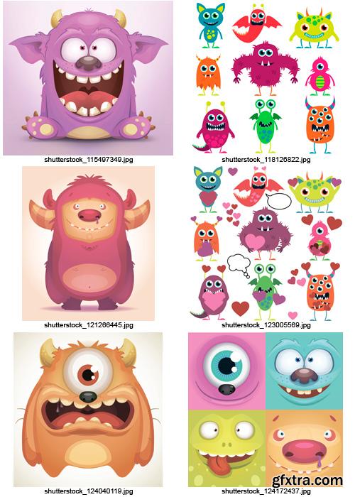 Amazing SS - Cartoon Monsters, 25xEPS Amazing SS - Cartoon Monsters, 25xEPS