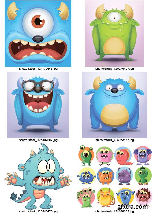 Amazing SS - Cartoon Monsters, 25xEPS Amazing SS - Cartoon Monsters, 25xEPS