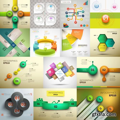 Infographics Collection#16 - 25 Vector