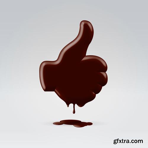 Chocolate collection 25xEPS, AI