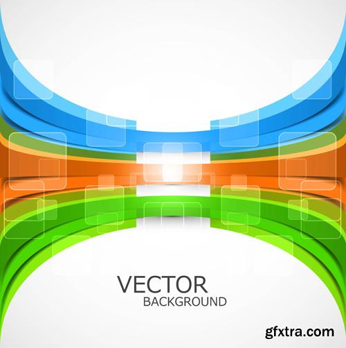 Collection of vector abstract backgrounds vol.24