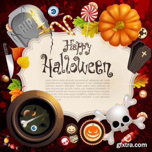 Amazing SS - Halloween background, 25xEPS