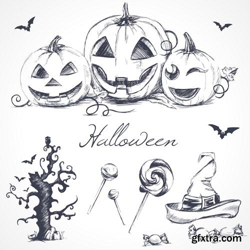 Halloween Background #1, 25xEPS