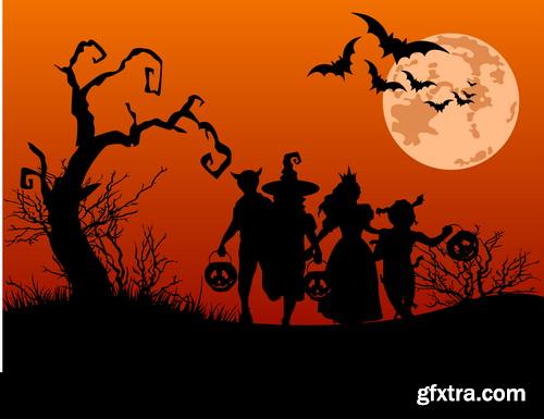Halloween Background #1, 25xEPS