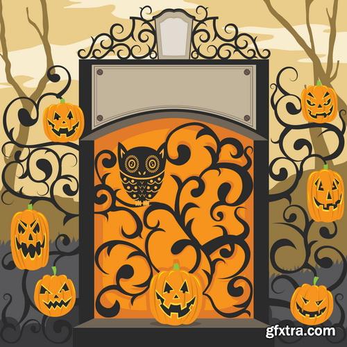 Halloween Background #1, 25xEPS
