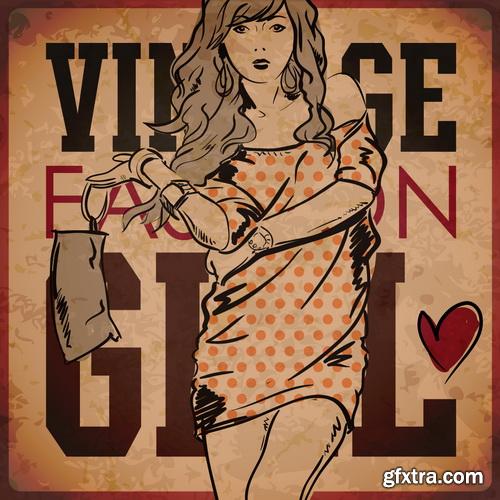 Amazing SS - Model fashion 2, 25xEPS Amazing SS - Model fashion 2, 25xEPS