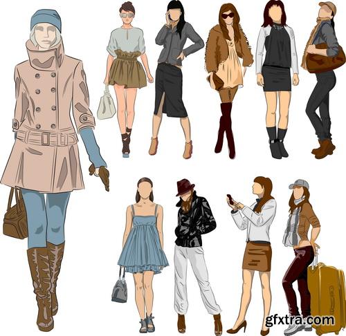 Amazing SS - Model fashion 2, 25xEPS Amazing SS - Model fashion 2, 25xEPS