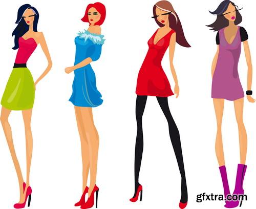 Amazing SS - Model fashion 2, 25xEPS Amazing SS - Model fashion 2, 25xEPS