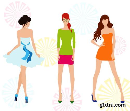 Amazing SS - Model fashion 2, 25xEPS Amazing SS - Model fashion 2, 25xEPS