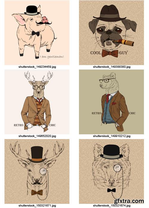 Amazing SS - Fashion Animals, 25xEPS Amazing SS - Fashion Animals, 25xEPS