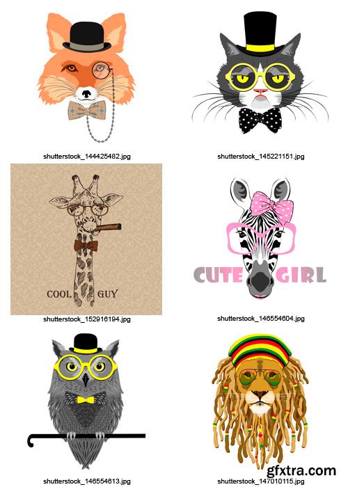 Amazing SS - Fashion Animals, 25xEPS Amazing SS - Fashion Animals, 25xEPS
