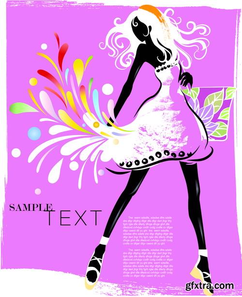 Fashion Girls Illustration #1, 25xEPS