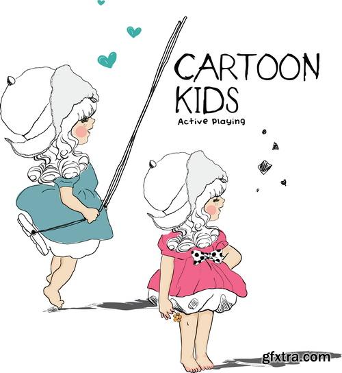 Fashion Girls Illustration #1, 25xEPS