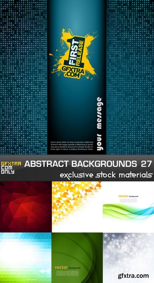 Collection of vector abstract backgrounds vol.27 Collection of vector abstract backgrounds vol.27