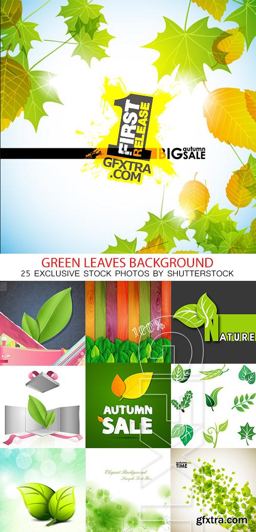 Amazing SS - Green leaves background, 25xEPS Amazing SS - Green leaves background, 25xEPS