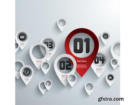 Abstract 3D Paper 25xEPS