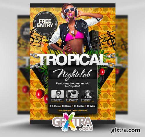 Tropical Flyer Template