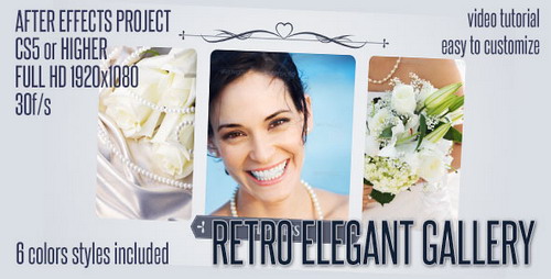 Elegant Retro Gallery - Project for After Effects (Videohive)