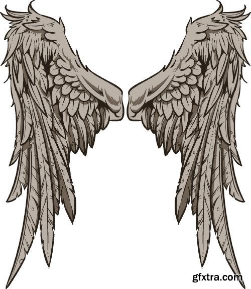 Wings Collection [Tshirt-Factory] 42xEPS