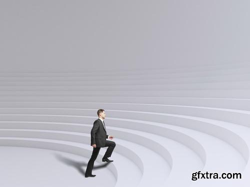 Businessman Stepping up 3, 25xJPG