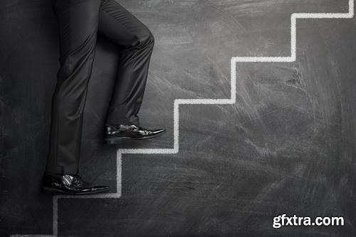 Businessman Stepping up 3, 25xJPG