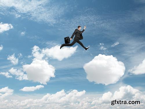 Businessman Stepping up 3, 25xJPG