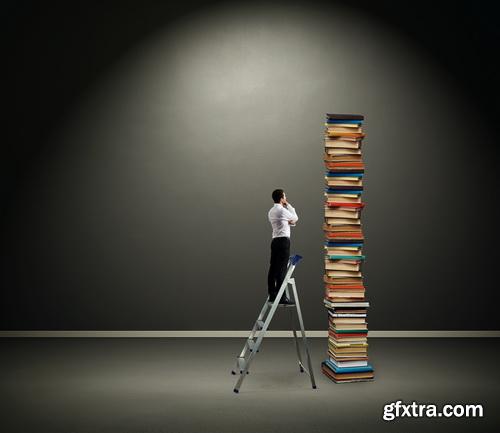 Businessman Stepping up 3, 25xJPG