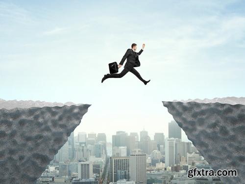 Businessman Stepping up 3, 25xJPG