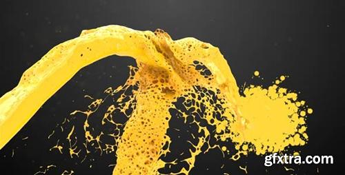 Paint Splash Logo Reveal - After Effects Project (Videohive)