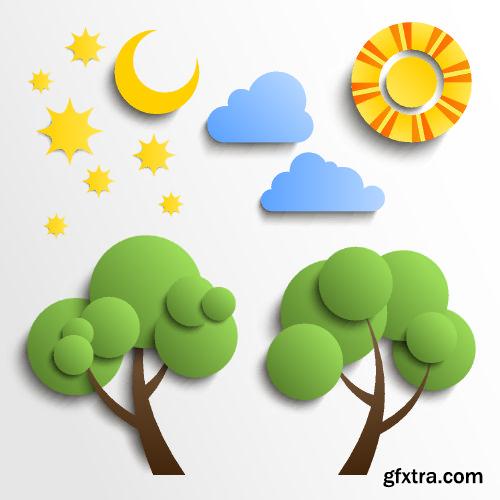 Floral Paper Vector Backgrounds 25xEPS