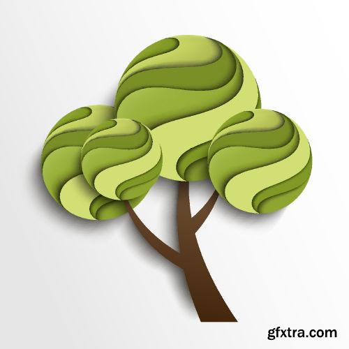 Floral Paper Vector Backgrounds 25xEPS