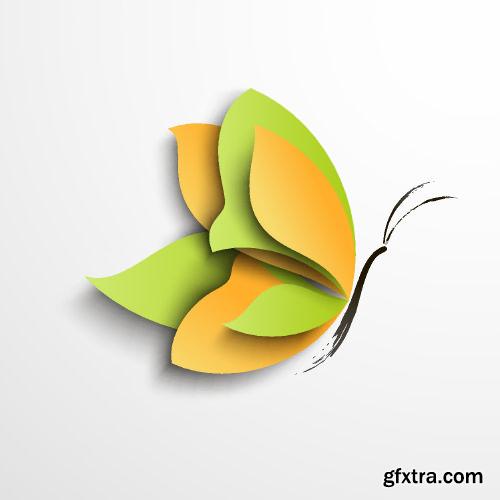 Floral Paper Vector Backgrounds 25xEPS