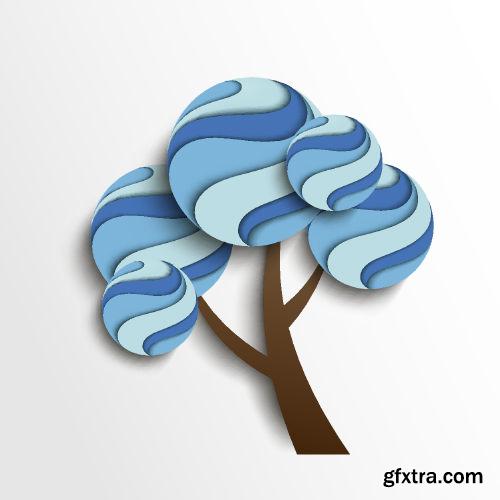 Floral Paper Vector Backgrounds 25xEPS