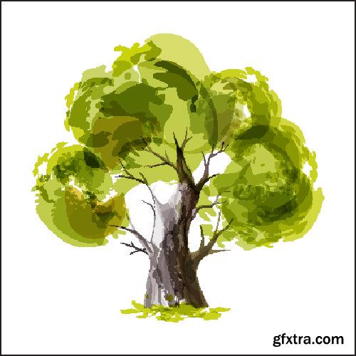 Floral Paper Vector Backgrounds 25xEPS