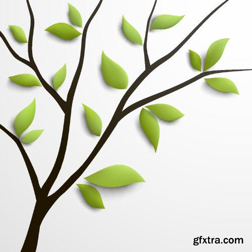 Floral Paper Vector Backgrounds 25xEPS