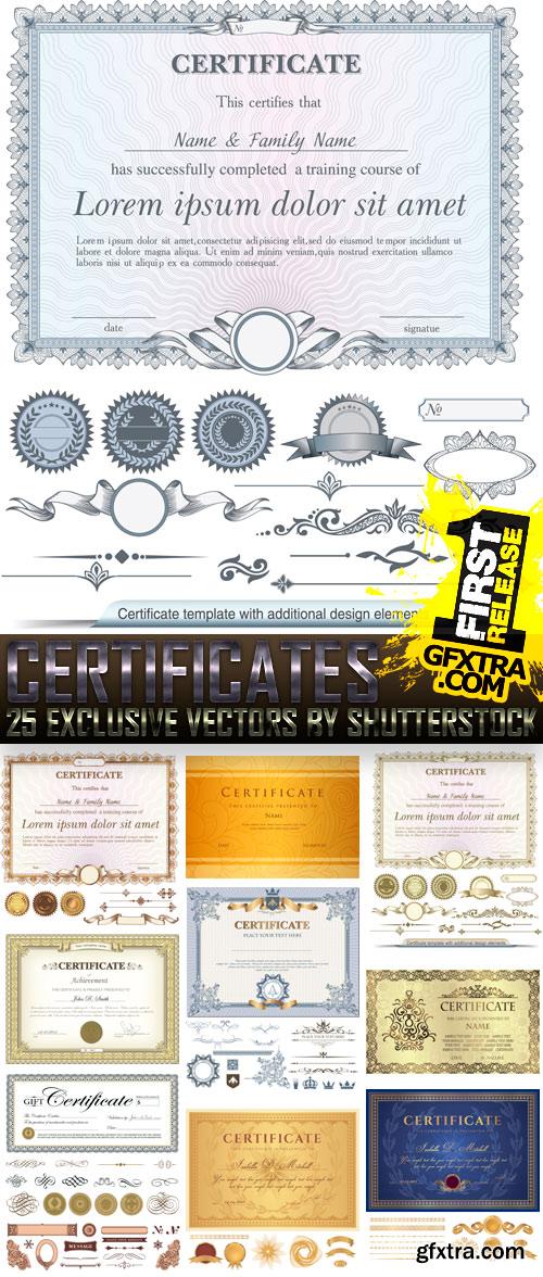Amazing SS - Certificates, 25xEPS