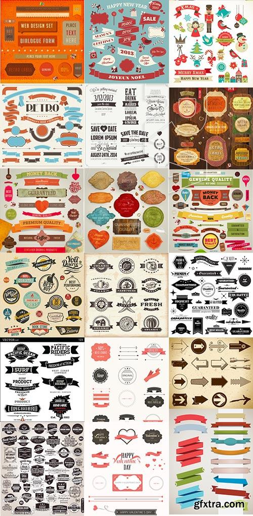 Retro Ribbons #2, 25xEPS