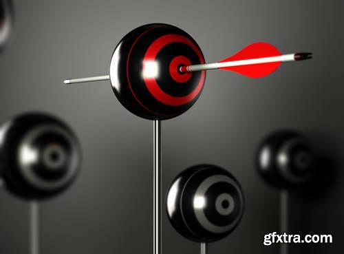 Hitting Target 5xEPS & 20xJPGs Hitting Target 5xEPS & 20xJPGs