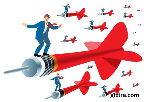 Hitting Target 5xEPS & 20xJPGs Hitting Target 5xEPS & 20xJPGs