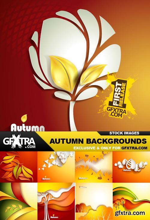 Autumn Backgrounds 25xEPS
