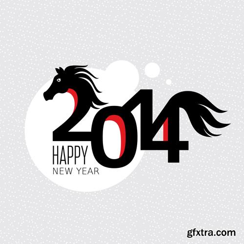 New Year of the Horse 2014, 24xEPS, AI