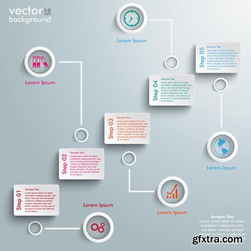 Collection of infographics vol.28, 25xEPS