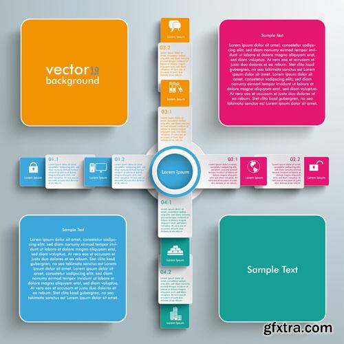 Collection of infographics vol.28, 25xEPS