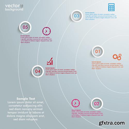 Collection of infographics vol.28, 25xEPS
