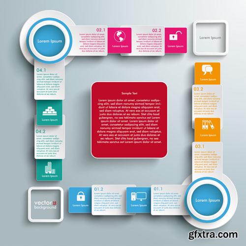 Collection of infographics vol.28, 25xEPS