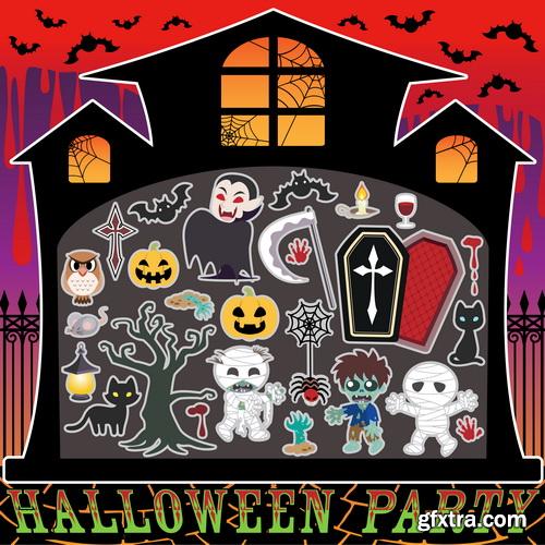 Halloween Background #3, 25xEPS